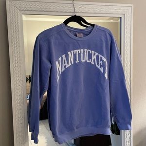 Nantucket Sweatshirt - Cornflower Blue - Size S
